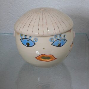 Pot 3 en 1 en faïence, poterie bellecomtelle création artisanale de Haute-Saône