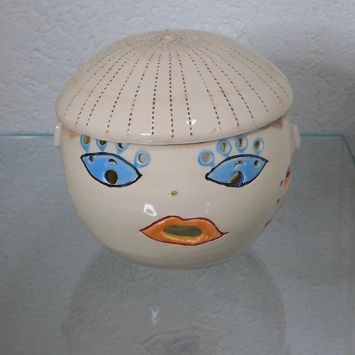 Pot 3 en 1 en faïence, poterie bellecomtelle création artisanale de Haute-Saône