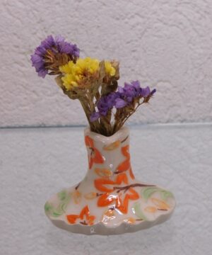Mini vase en faïence émaillé création bellecomtelle poterie artisanale