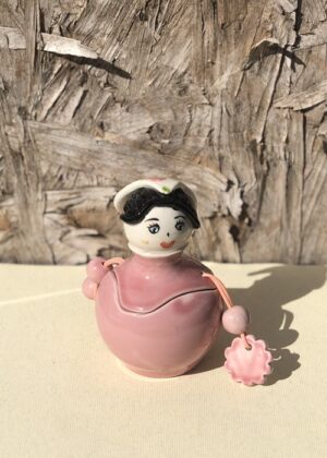 Boîte en faïence, amie, poterie bellecomtelle, création artisanale de Haute-Saône